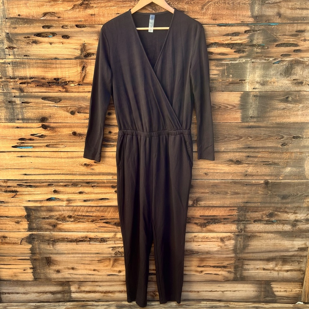 LOU & GREY | Elegant Black Long Sleeve Jumpsuit M